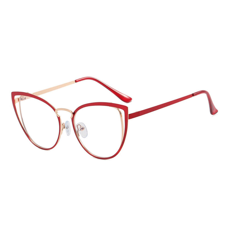 Betey Cat Eye Red Glasses