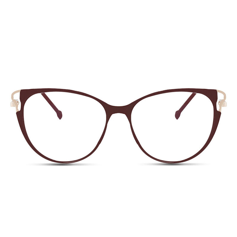 Walten Cat Eye Red Glasses