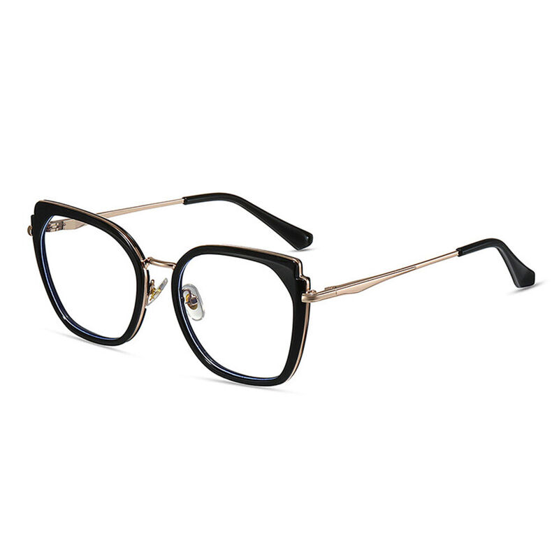 Amelia Cat Eye Black Glasses