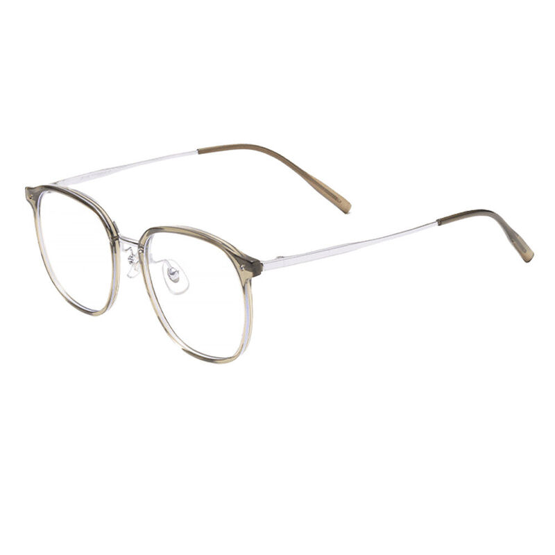Tout Square Green Glasses