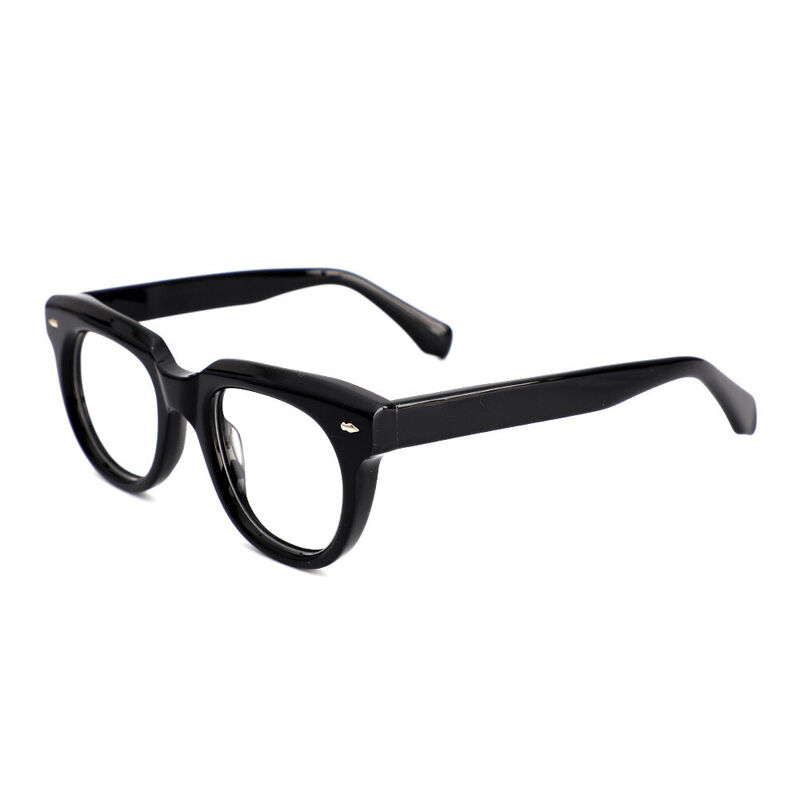 Cornell Quadratische Schwarze Brille
