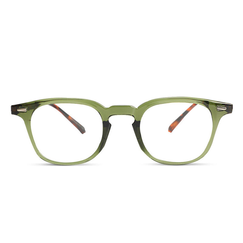 Kenneth Quadratische Grüne Brille