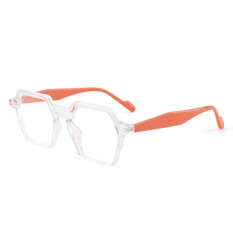 Reddy Geometric Clear Glasses