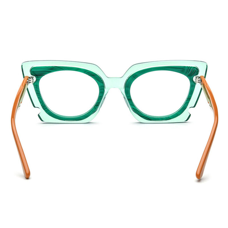 Noah Cat Eye Green Glasses