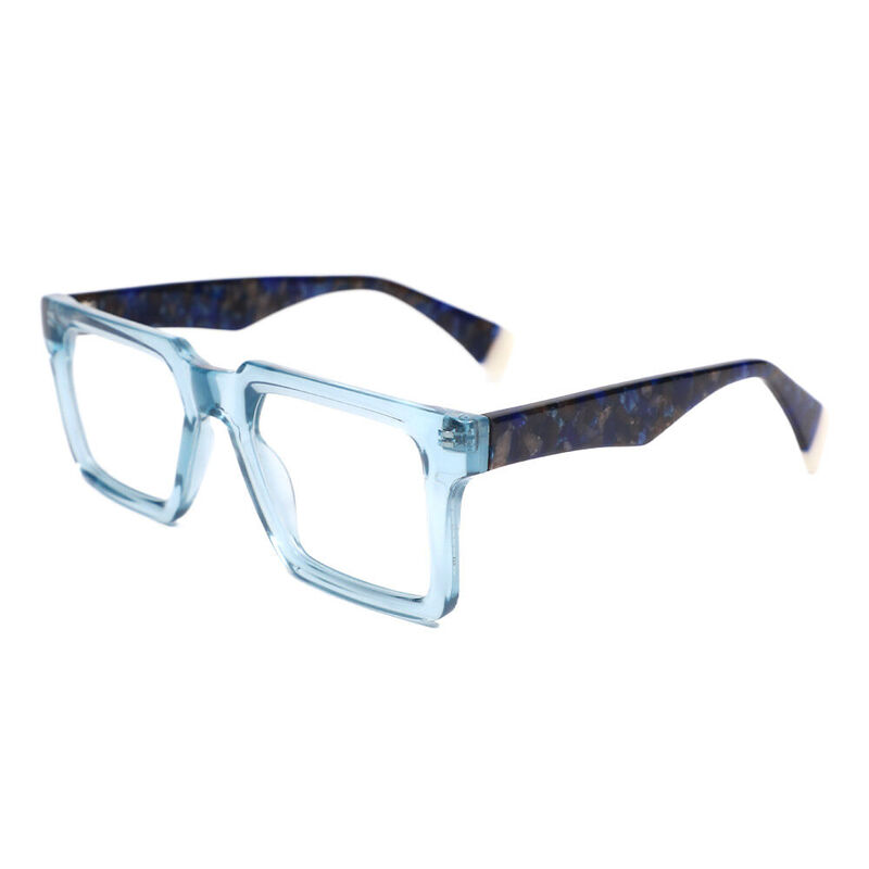 Berni Square Blue Glasses