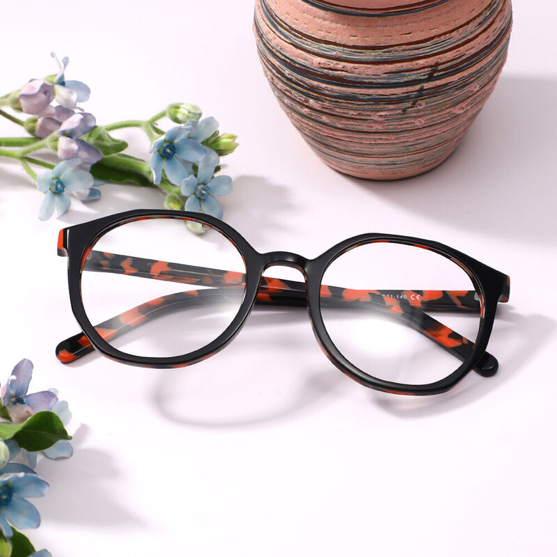 Hodgaa Round Tortoise Glasses