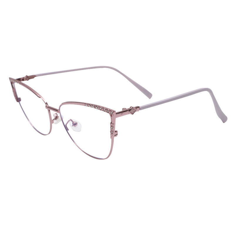 Burgee Cat Eye Pink Glasses