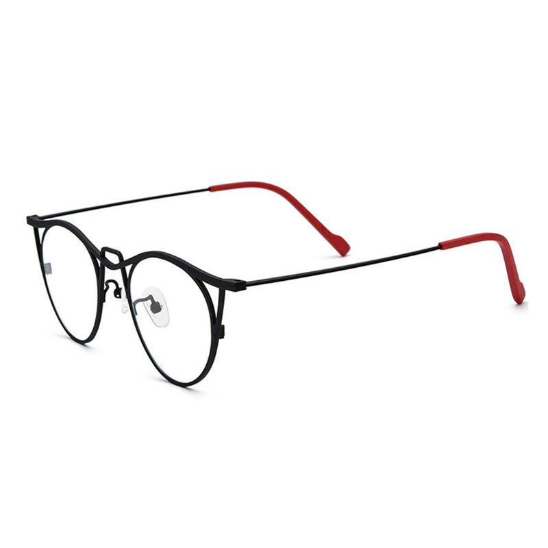 Felton Cat Eye Black Glasses