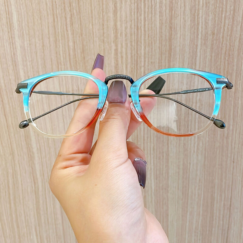 Rayleign Square Blue Glasses
