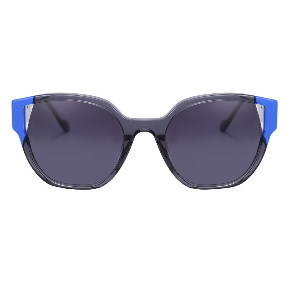Mysti Cat Eye Gray Sunglasses