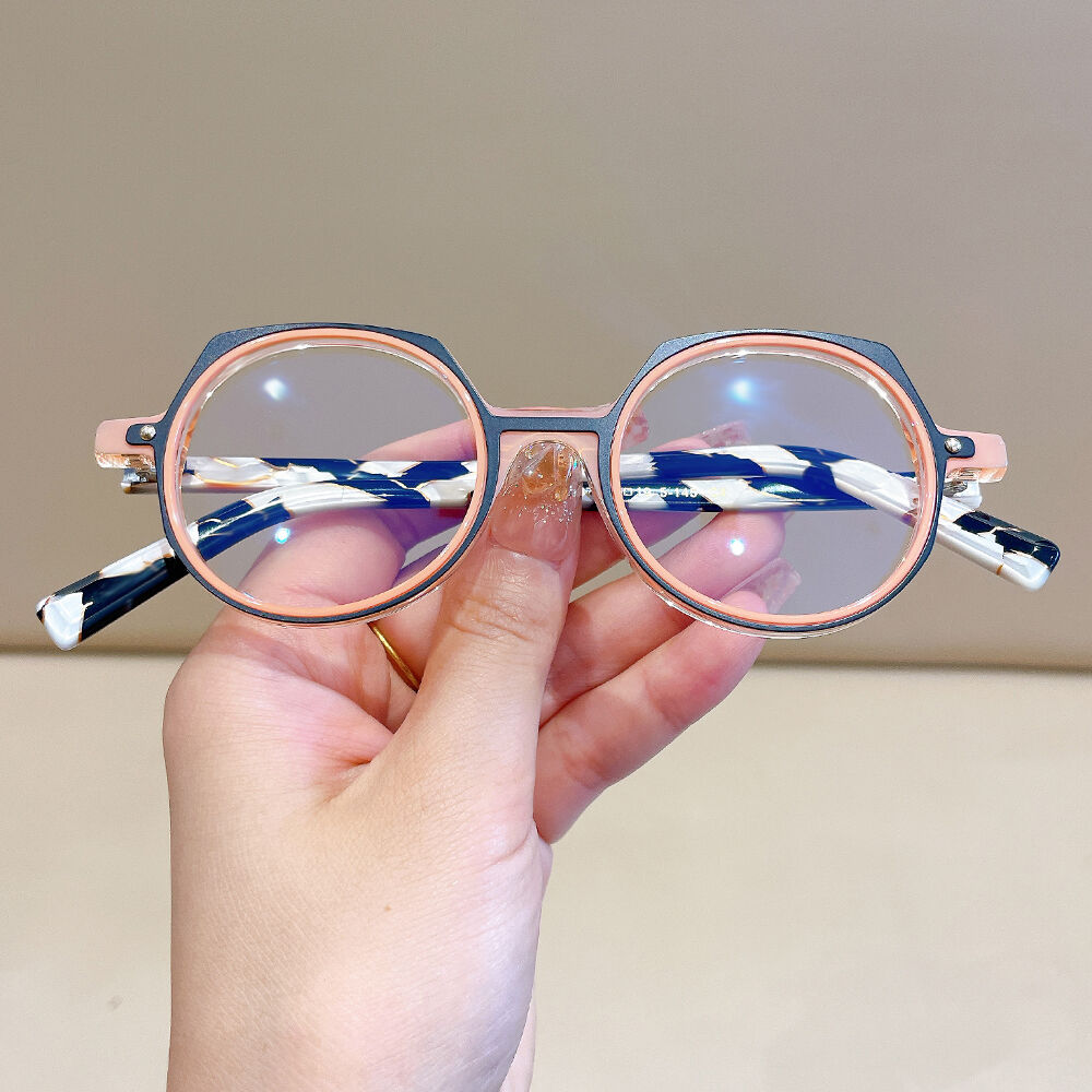 Pene Round Orange Glasses