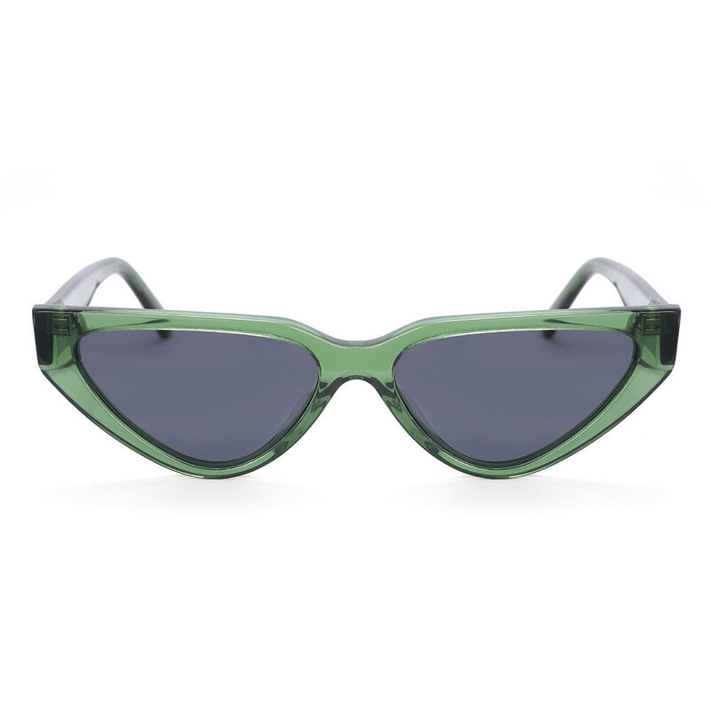 Patricia Cat Eye Green Sunglasses