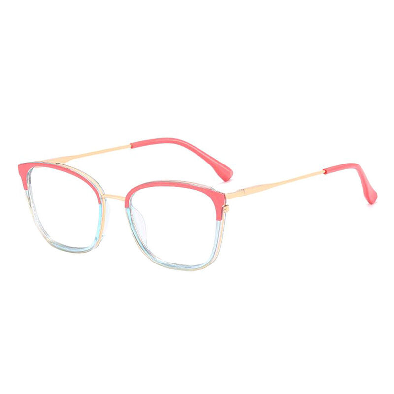 Austen Square Pink Glasses