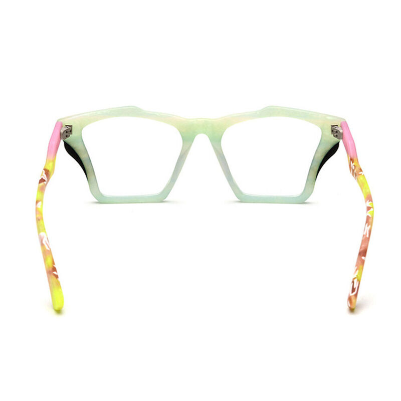 Karr Cat Eye Green Glasses