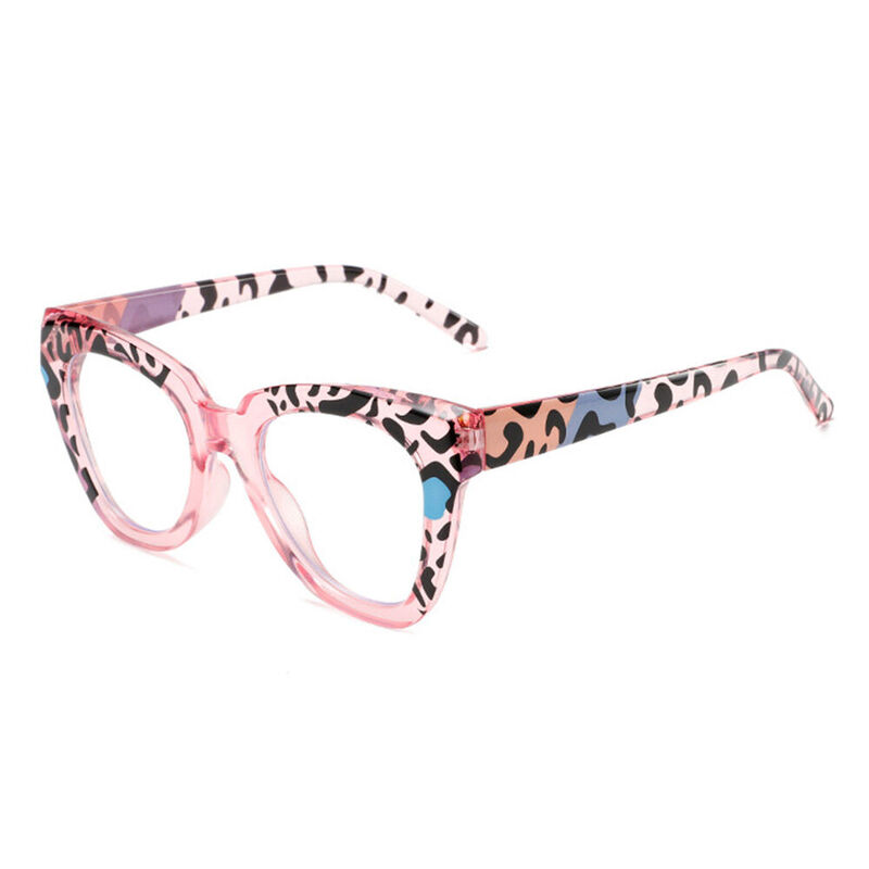 Lamb Cat Eye Pink Glasses