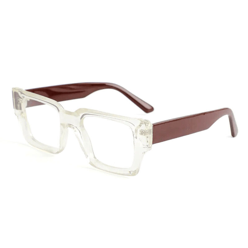 Lunettes de Vue Baron Carré Transparent