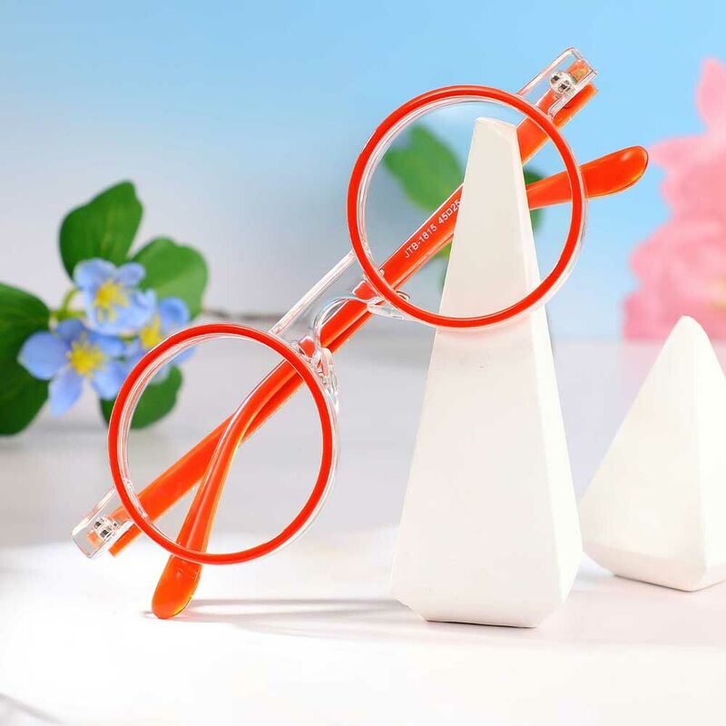 Orville Runde Orange Brille