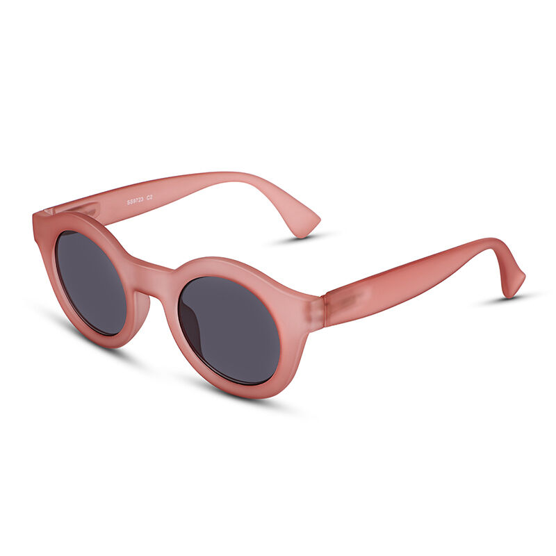 Candy Sweet Round Orange/Grey Sunglasses