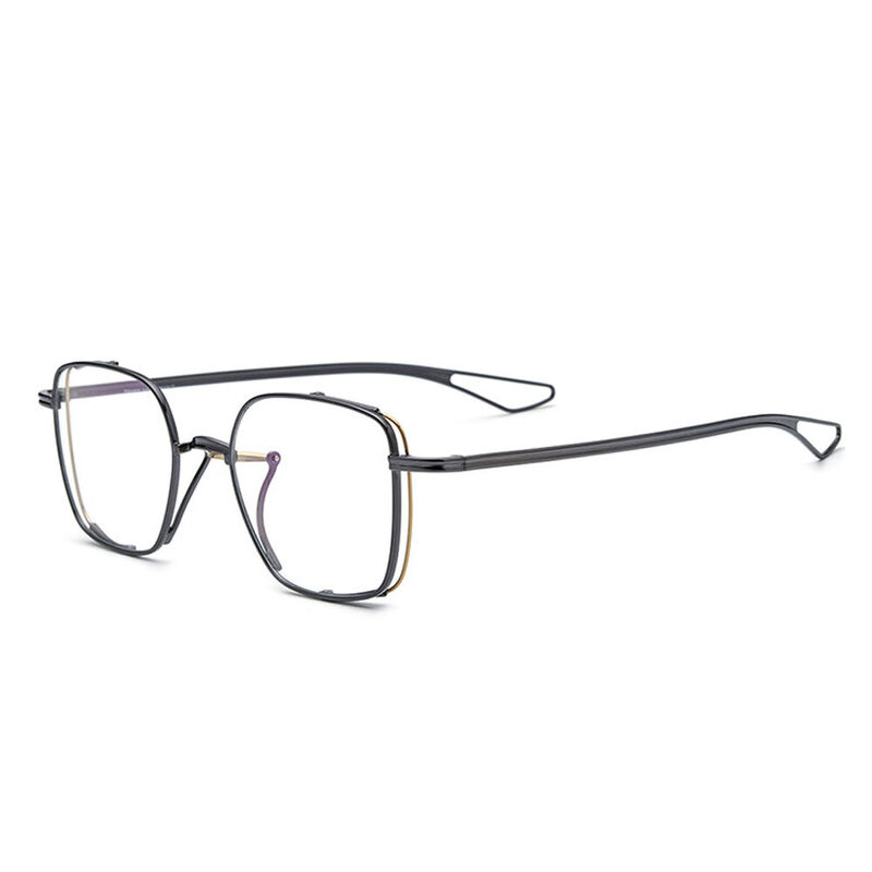 Zavier Square Gray Glasses