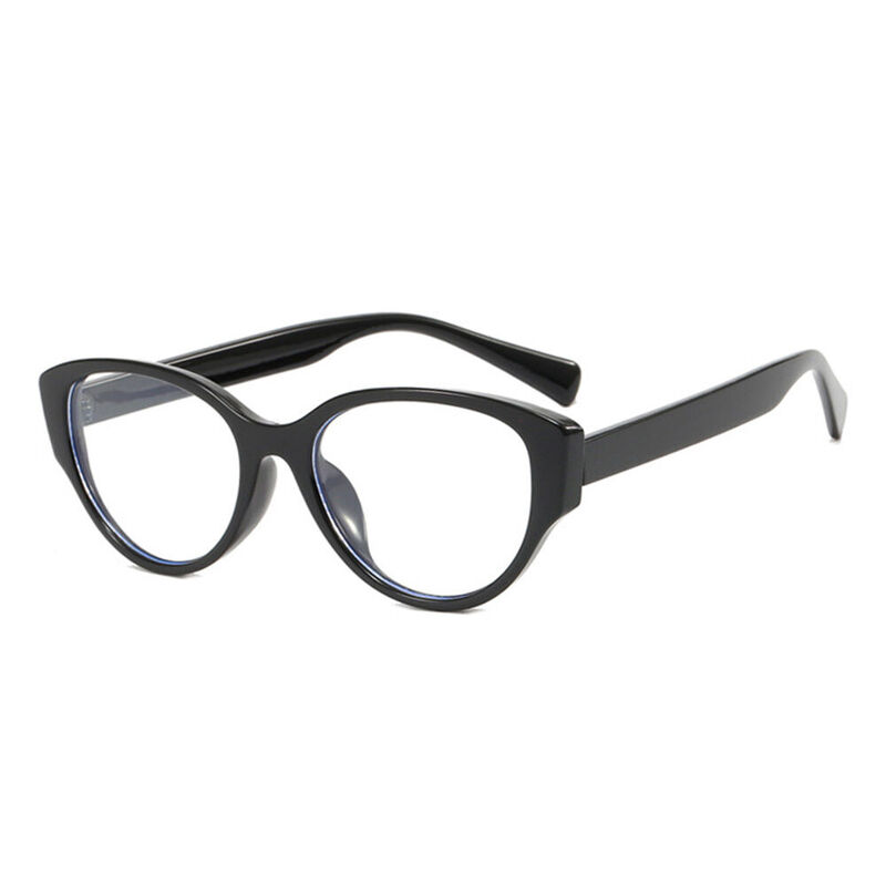 Thomes Oval Black Glasses