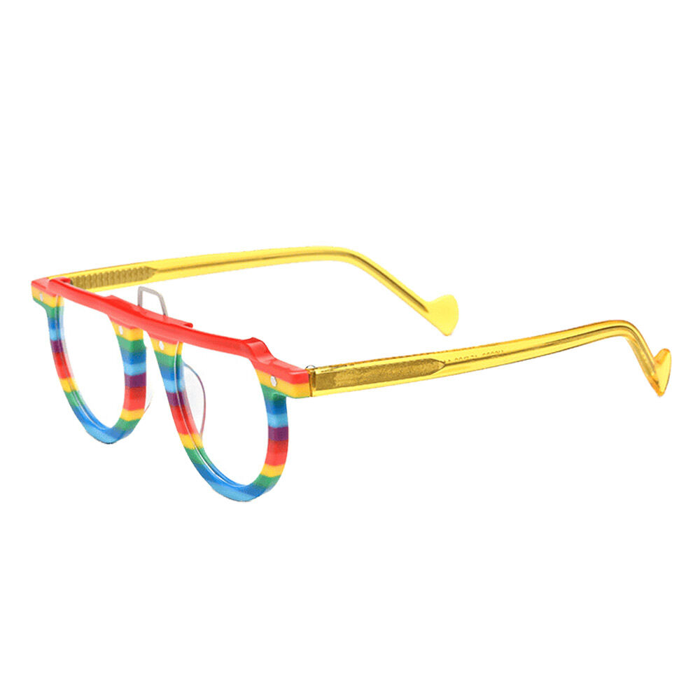 Maria Round Rainbow Glasses