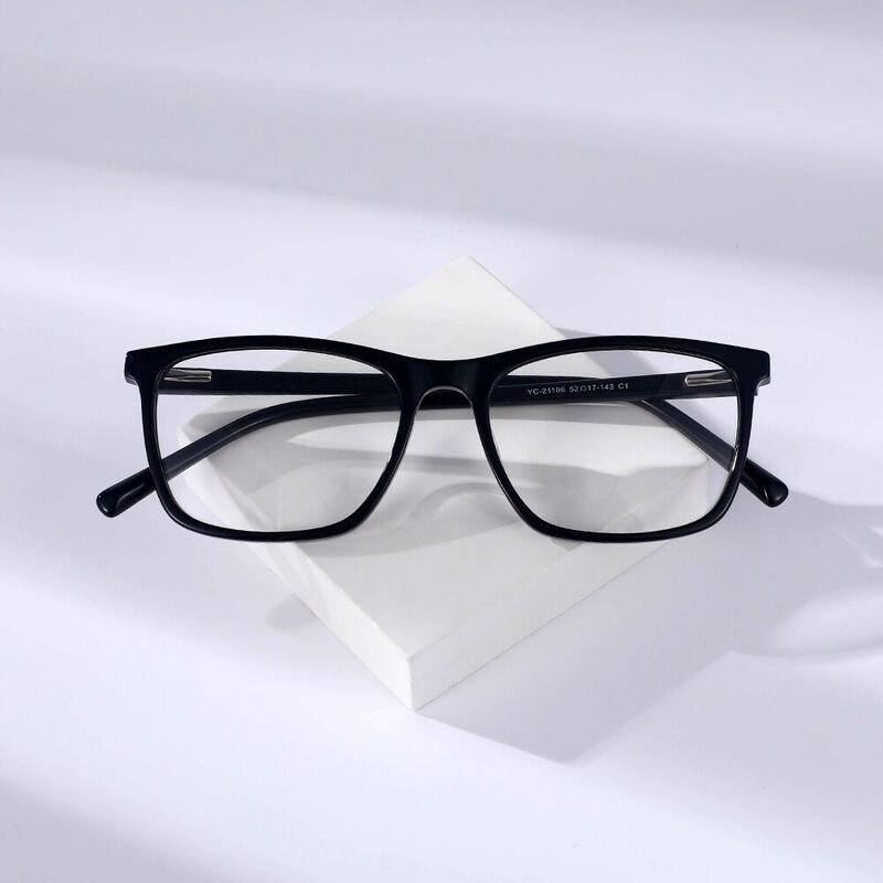 Nimo Retangle Black Glasses