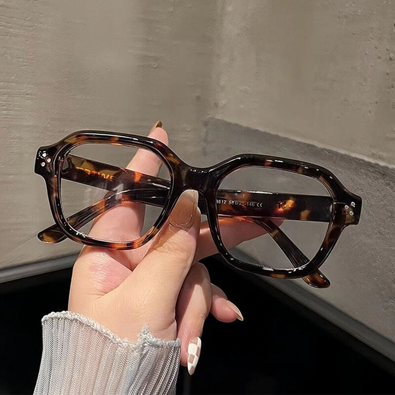 Geralic Geometric Tortoise Glasses