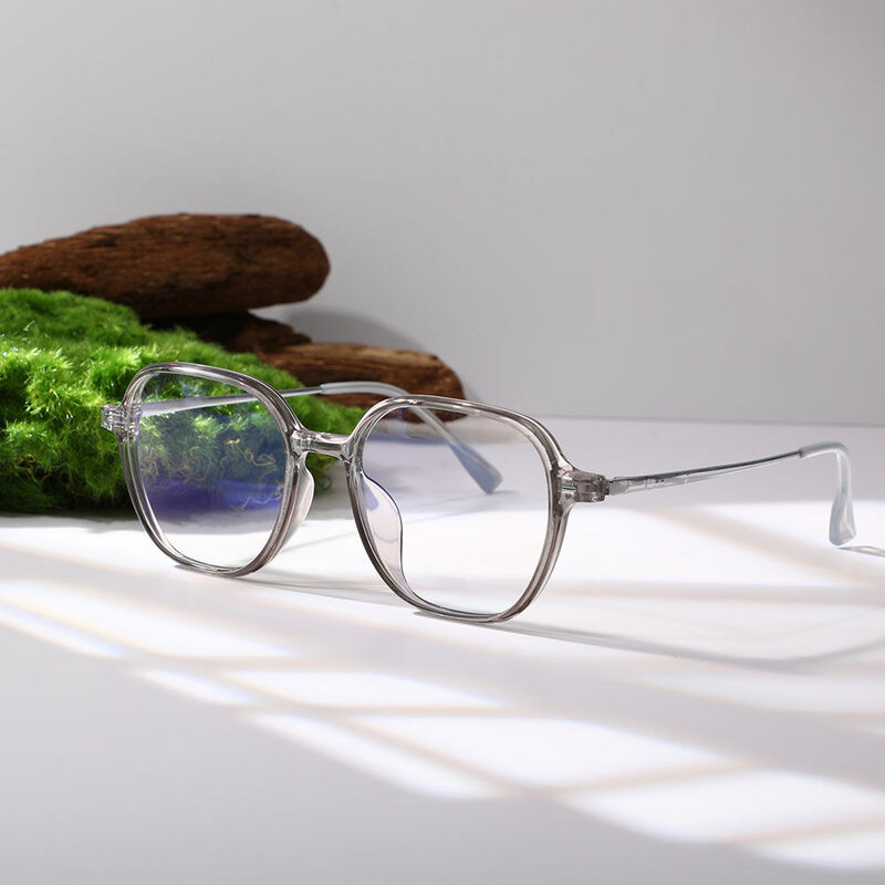 Kenna Geometric Grey Glasses