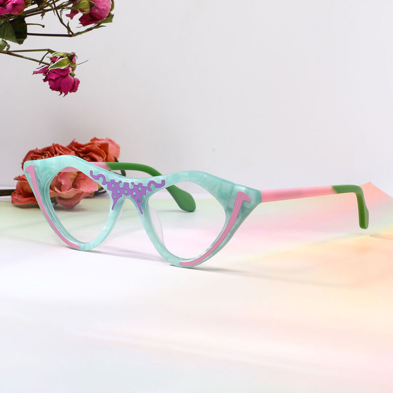 Occhiali da Vista Clapham Cat Eye Blu
