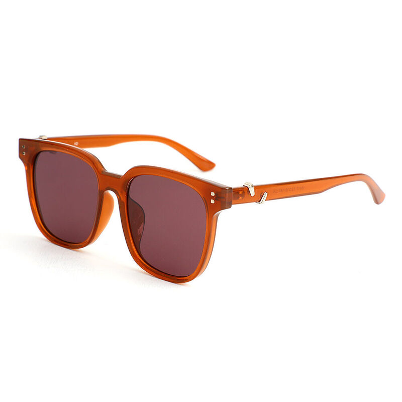 Rosalind Square Purple Sunglasses