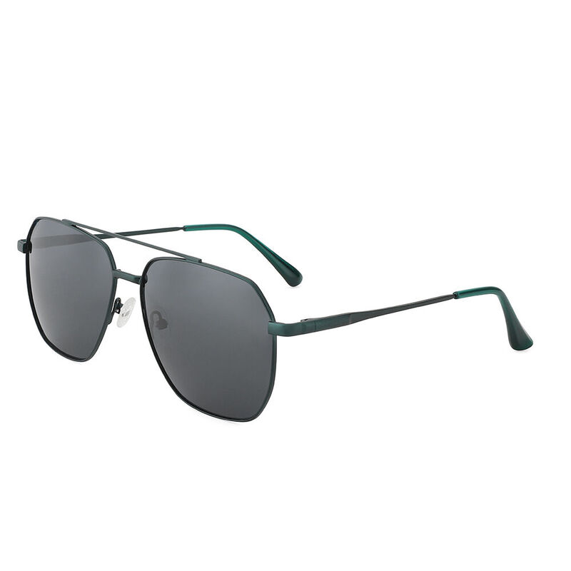 Lunettes de Soleil Brave Aviateur Vert