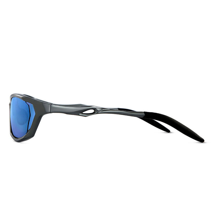 Speeder Rectangle Blue Sport Sunglasses