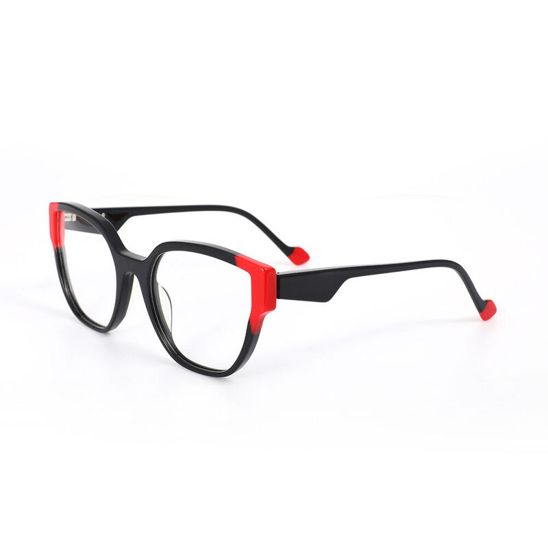 Mysti Cat Eye Black Glasses