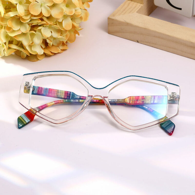 Stoler Geometric Multicolor Glasses