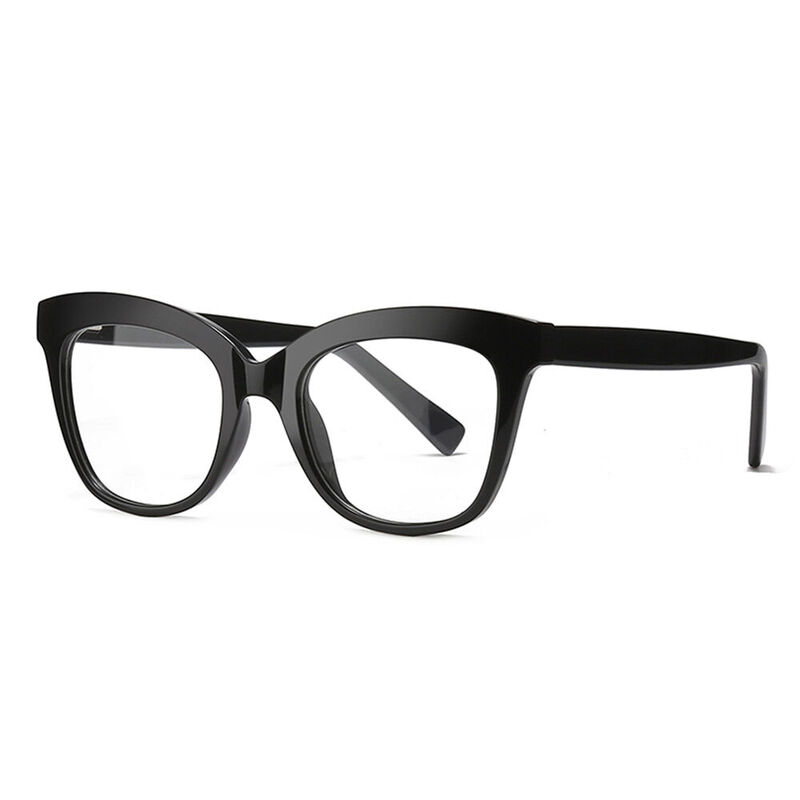 Brook Cat Eye Schwarze Brille