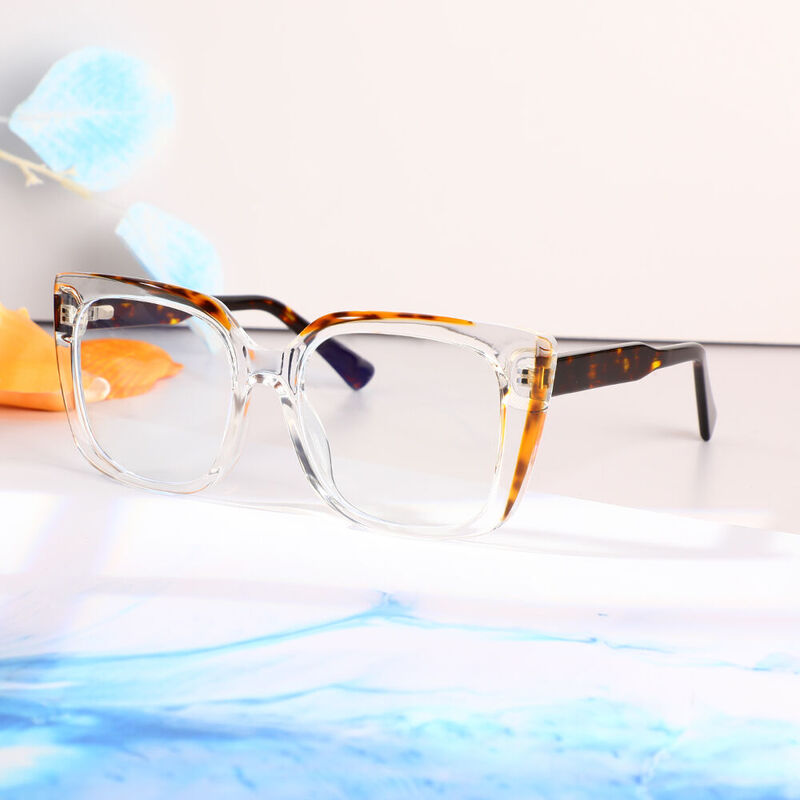 Birdir Quadratische Klare Brille