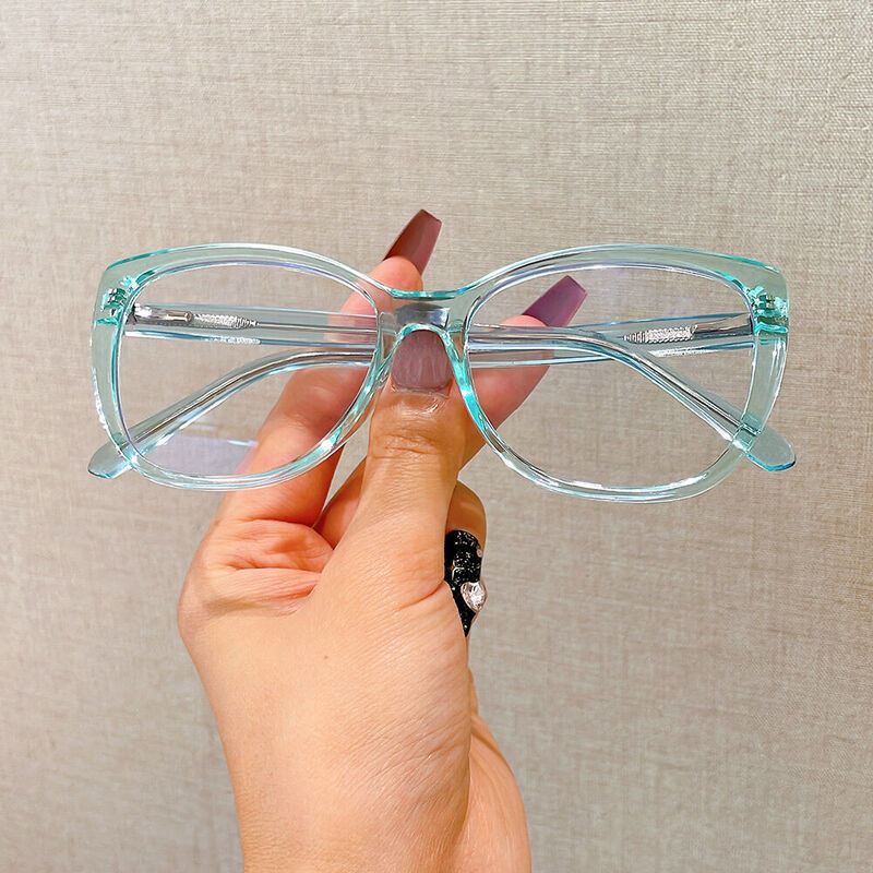 Lunettes de Vue Birrel Cat Eye Bleu