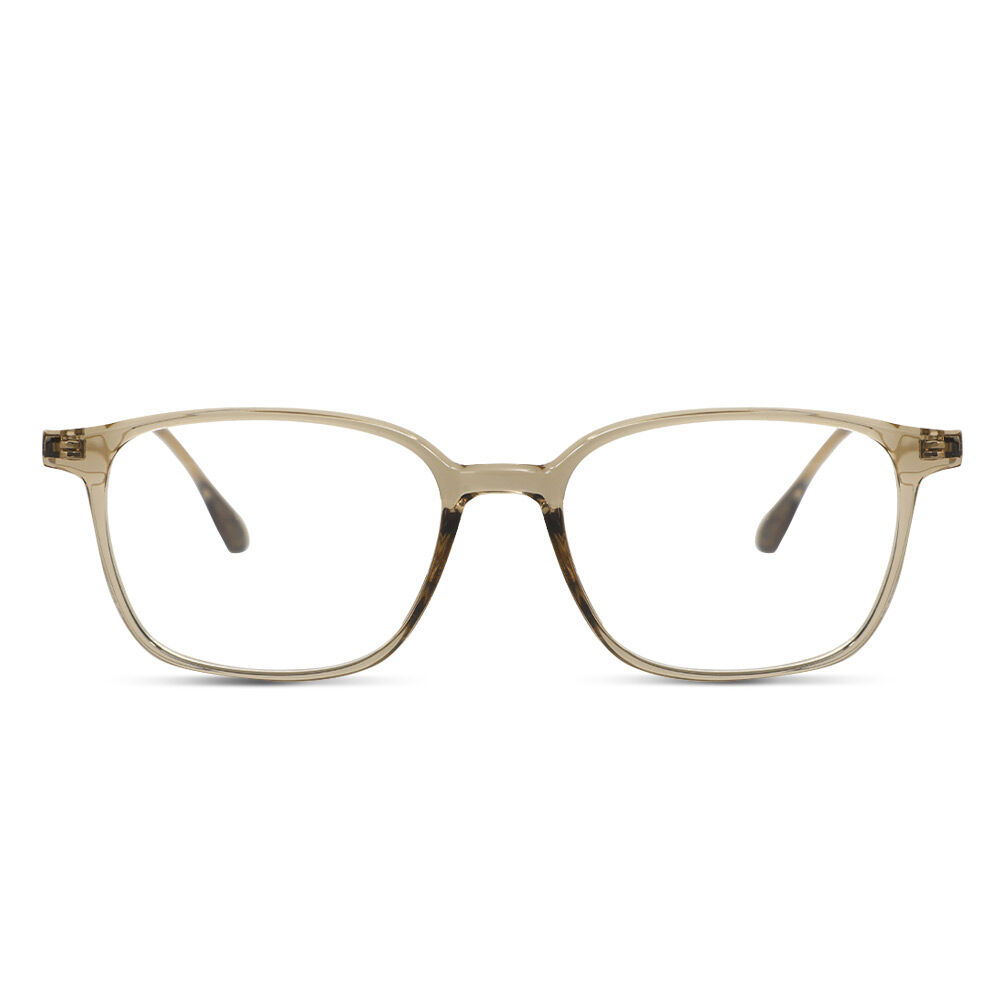 Dick Rectangle Brown Glasses