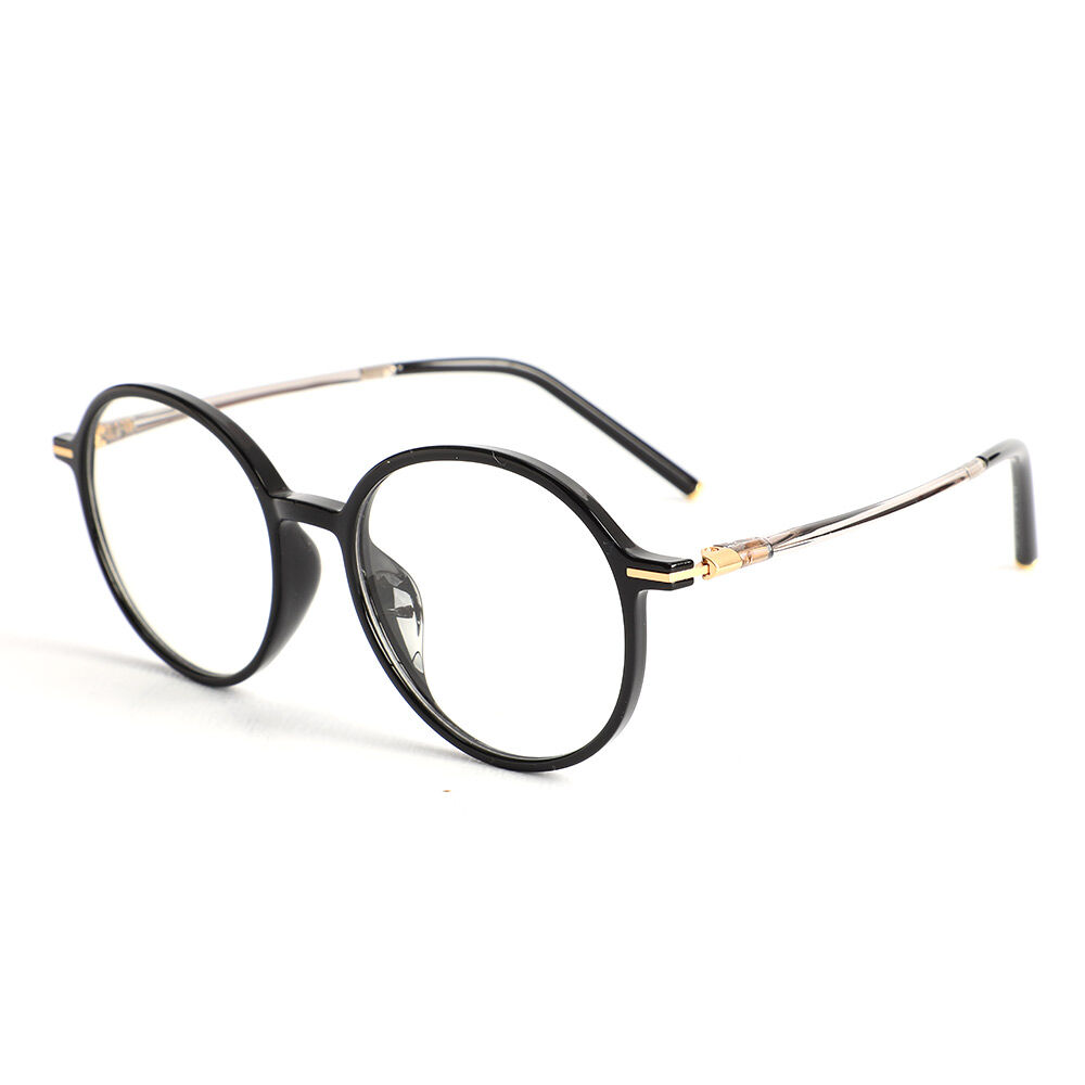 Maureen Runde Schwarze Brille