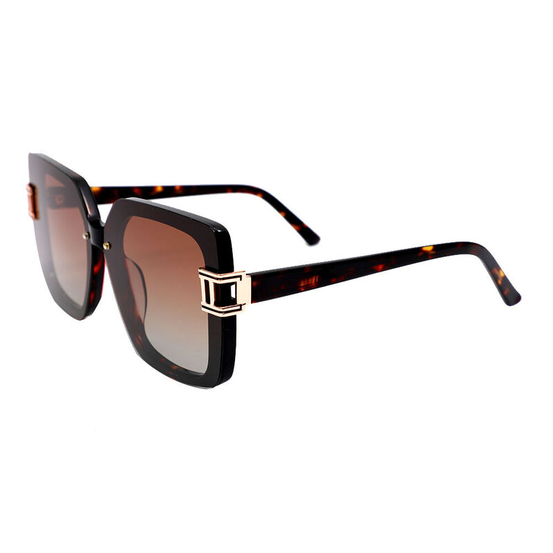 Gary Square Tortoise Sunglasses