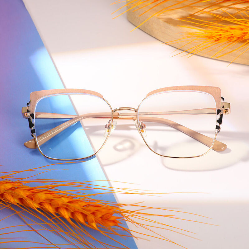 Beniene Cat Eye Brown Glasses