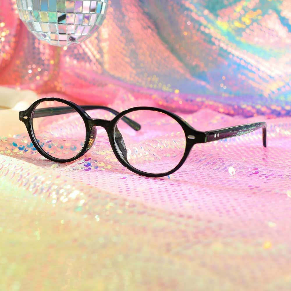 Lunettes de Vue WinifRouge Ovale Noir