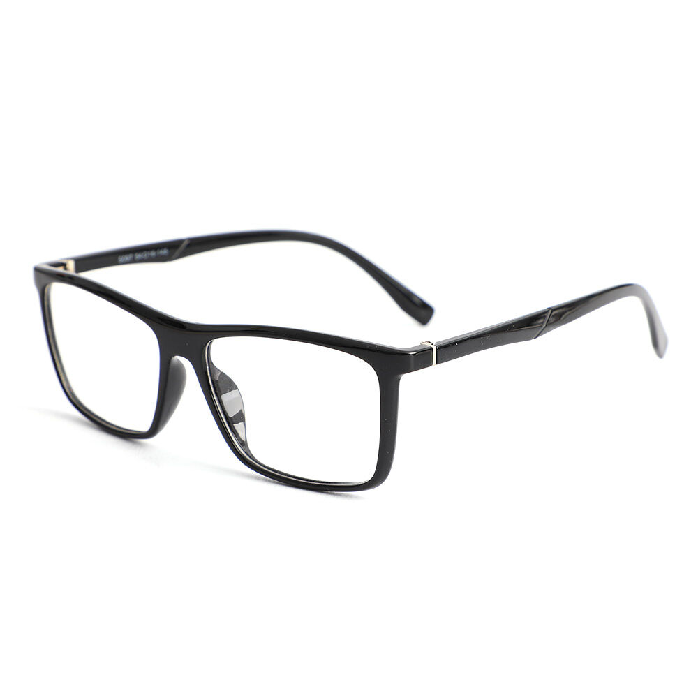 Phyllis Rechteckige Schwarze Braune Brille