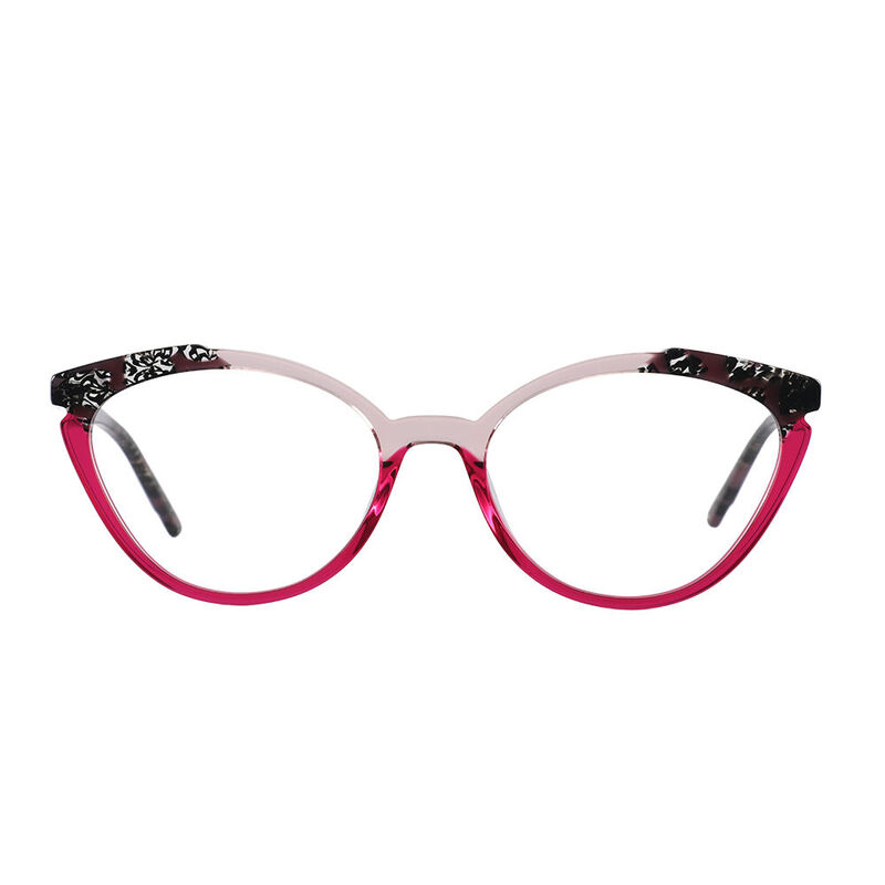 Ivan Cat Eye Purple Glasses