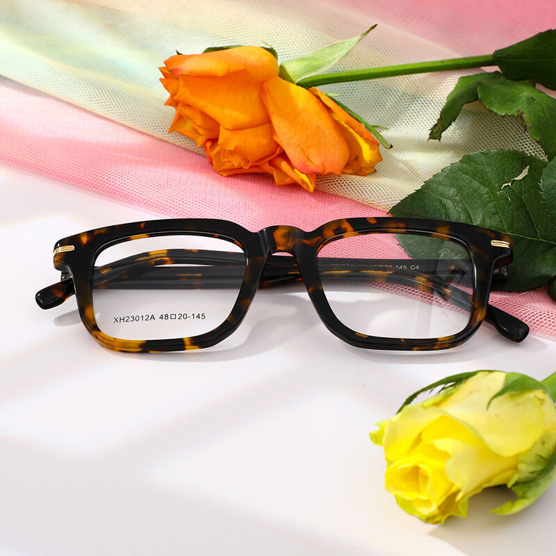 Doroth Square Tortoise Glasses