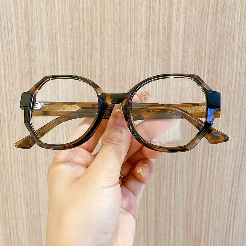 Doher Geometrische Schildkröte Brille