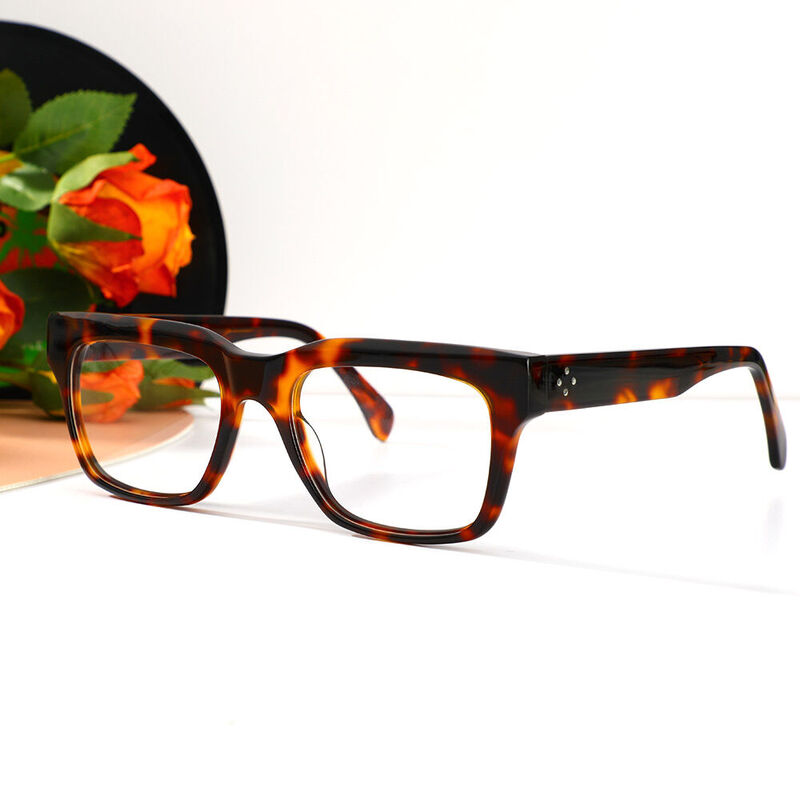 Olga Square Tortoise Glasses