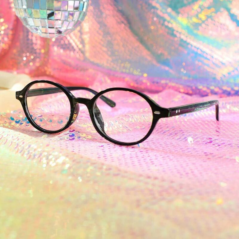 Lunettes de Vue WinifRouge Ovale Noir