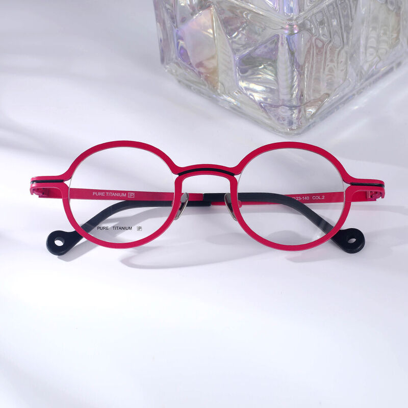 Cosmo Round Pink Glasses