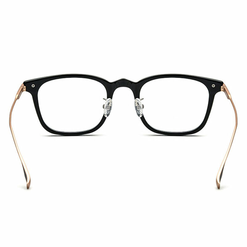 Carey Square Black Glasses